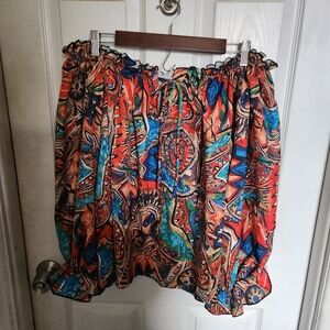 Chicme off the shoulder dress shirt